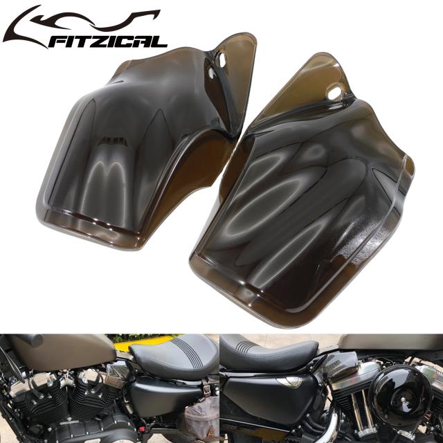 バイク ABS 反射サドルシールドエアヒートディフレクタースモーク ハーレー スポーツスター XL883 スーパーロー IRON FORTY EIGHT 2014-202 6,175円