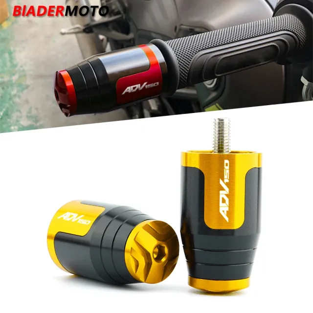 ホンダ ADV150 ADV 150 CNC ビレットアルミ バイク ハンドルバー エンドほんど 7/8 22MM ハンドルバー グリップ カスタムパーツ アクセサリの通販は 6,180円