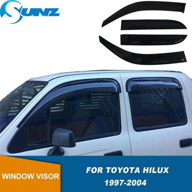 ウィンドウレインガード トヨタ ハイラックス 35521 自動ウィンドウバイザー ベントシェードレインガード ドアバイザー