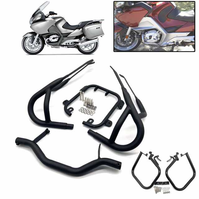 2013-2004 R1200RT FRONT/REAR ENGINE GUARD HIGHWAY FREEWAY CRASH BAR FUEL TANK PROTECTOR BMW R 1200RT R1200 RT