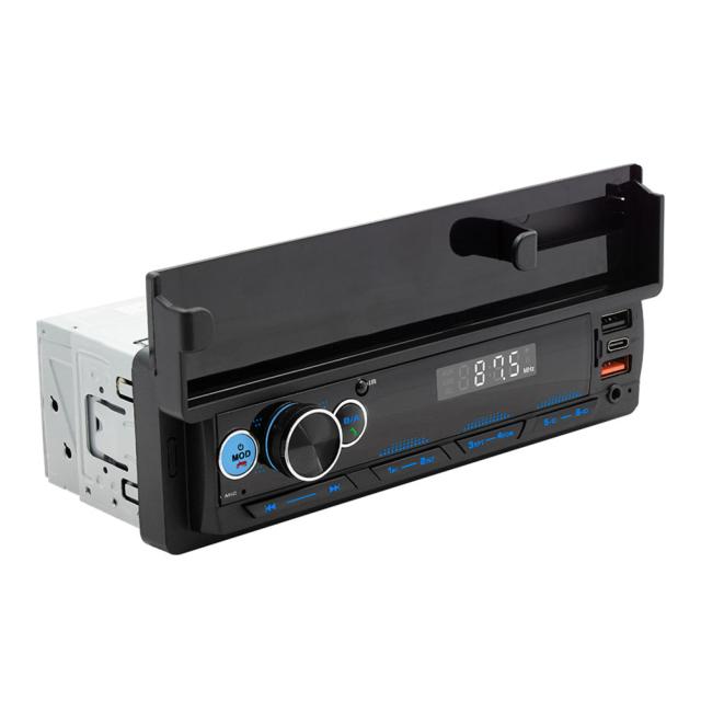 D160 カーラジオ V5.0 カーステレオオーディオ ハンズフリーアプリ制御付き FM オーディオレシーバー MP3 プレーヤーサポート USB/TF カードの通販は 5,880円