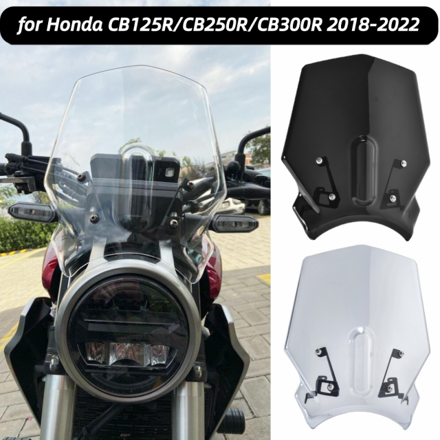 バイク 風防ガラスプロテクション ホンダ CB125R CB250R CB300R NEO スポーツカフェ R 250R 300R 2018-2022 2021 2020 バイク カスタム