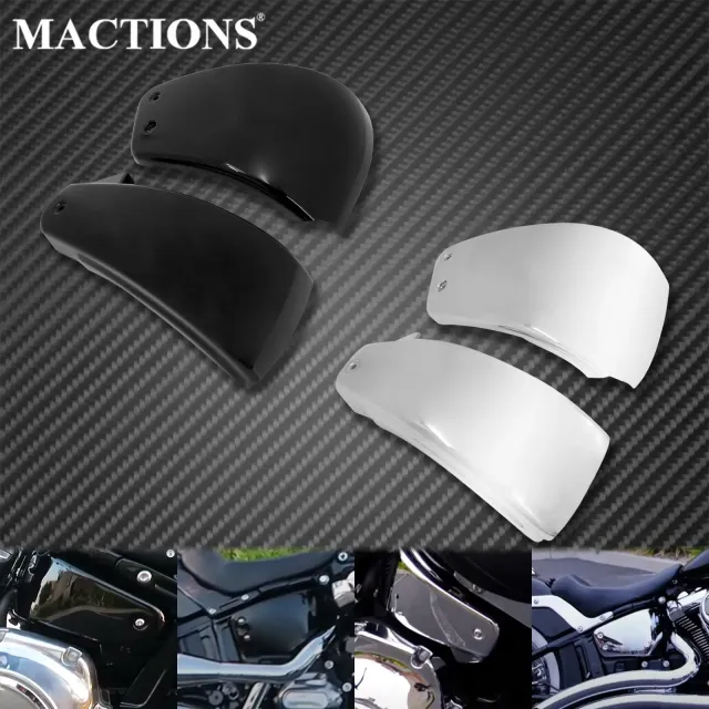 オートバイ バッテリーフェアリングサイドカバー ABS ハーレー ソフテイル ブレイクアウトファットボーイ FXDR ファットストリートボブ 201の通販は