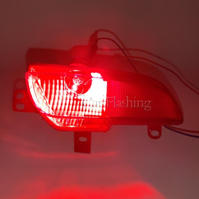 リア バンパー ライト プジョー 206 プラス 207 ハッチバック セダン テールブレーキ シグナル フォグランプ カーアクセサリー 電球 付き