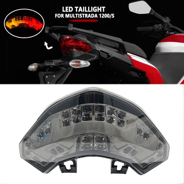 ドゥカティ MULTISTRADA 1200 1200S 2010-2014 2012 2013 バイク LED テールライト ブレーキ ライトリアハザードランプウィンカー バイクの通販は 7,204円