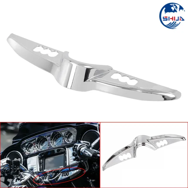 オートバイ クロームバットウィングスイッチパネルアクセント ABS プラスチック ハーレー ツーリング エレクトラストリートトライグライドの通販は 6,595円