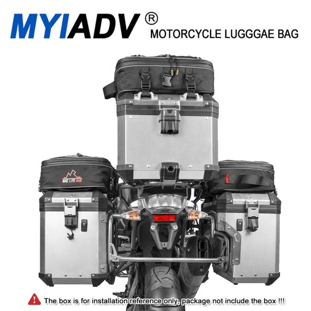 拡張式サドルバッグトップバッグ F750GS F850GS ADVENTURE R1250GS GS1200 ADV 2018-2024 リアトップケース パニア ラゲッジラックバッグ バ
