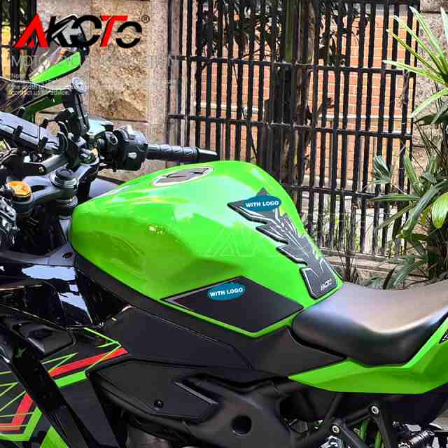 オートバイ アンチスリップ燃料タンク パッドプロテクターガード ステッカー デカール カワサキ ニンジャ ZX-4R ZX-4RR ZX4R ZX4RR ZX-25Rの通販は