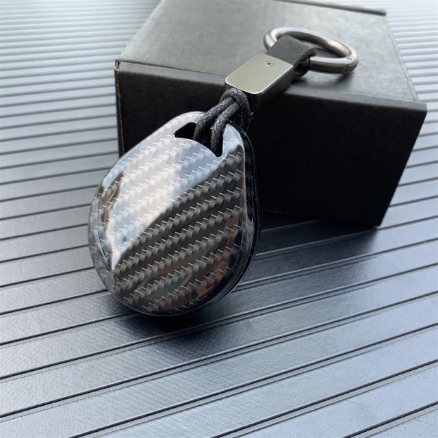 カーボン塗装リモートキーシェルケースカバー FOB ホルダー + キーホルダー ハーレー X48 883 1200 ストリートグライド カスタムパーツ アの通販は