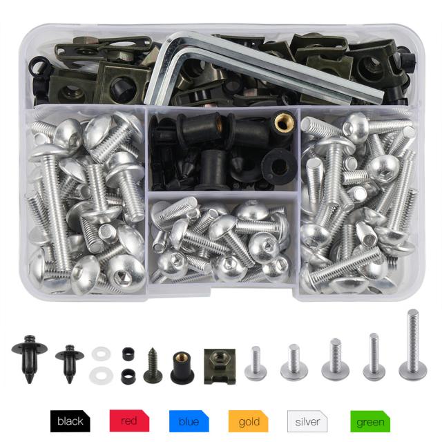 190PCS バイク ワーク ネジ フェアリング ボルト キット BMW S1000RR S 1000 RR 2009 2010 2011 2014 2015 2017 2018 2019 カスタムパーツの通販は
