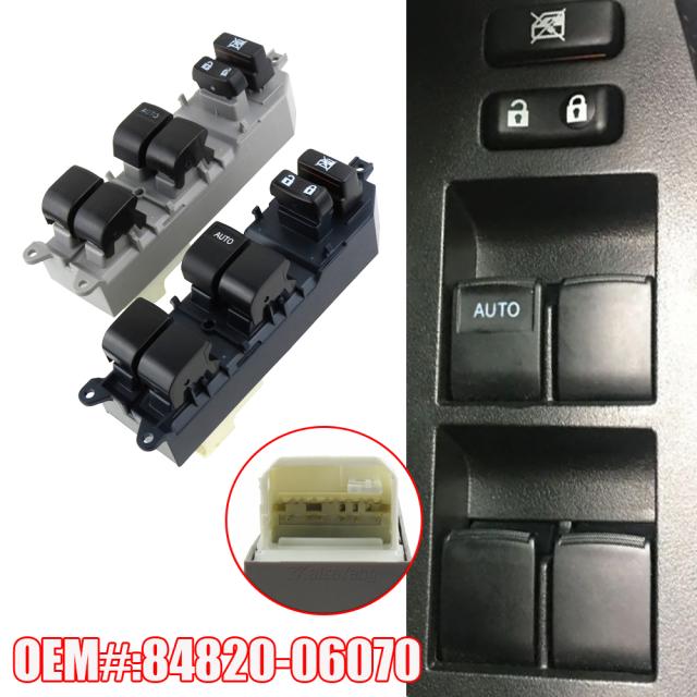 84820-06070 8482006070 電動パワーウィンドウリフタースイッチ トヨタ カローラ RAV4 ヴィオス 84820-06071 84820-33270 84820-52250