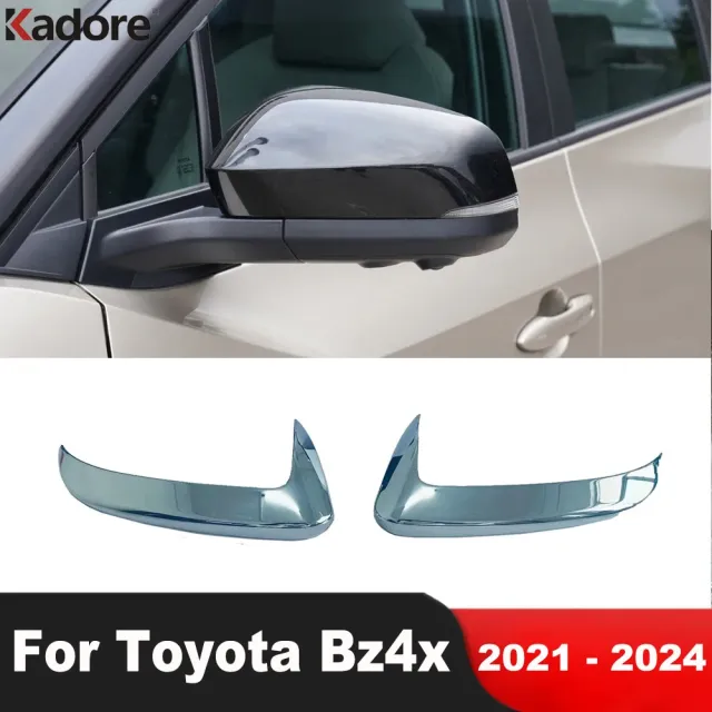 トヨタ BZ4X 2021-24 クロームドアバック ミラー カバー トリム サイドミラー モールディングストリップ アクセサリー カスタムパーツ アクの通販は 8,380円