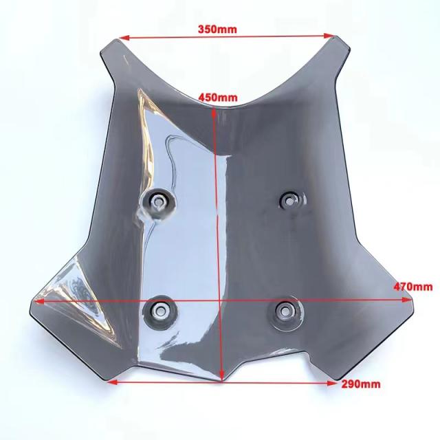 オートバイ フロントガラス 2024 BMW F800GS F 800GS ダブルバブルフロントガラス スクリーンウィンドディフレクターグレー カスタムパーツ