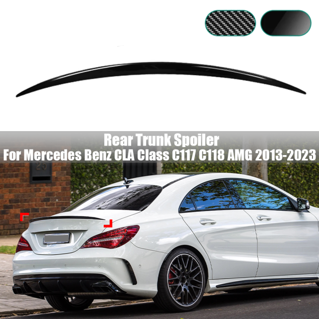 リアウイングリップトランクスポイラー メルセデスベンツ CLA クラス C117 C118 CLA200 CLA260 CLA45 AMG 2013-2023 リアスポイラーの通販は 7,580円