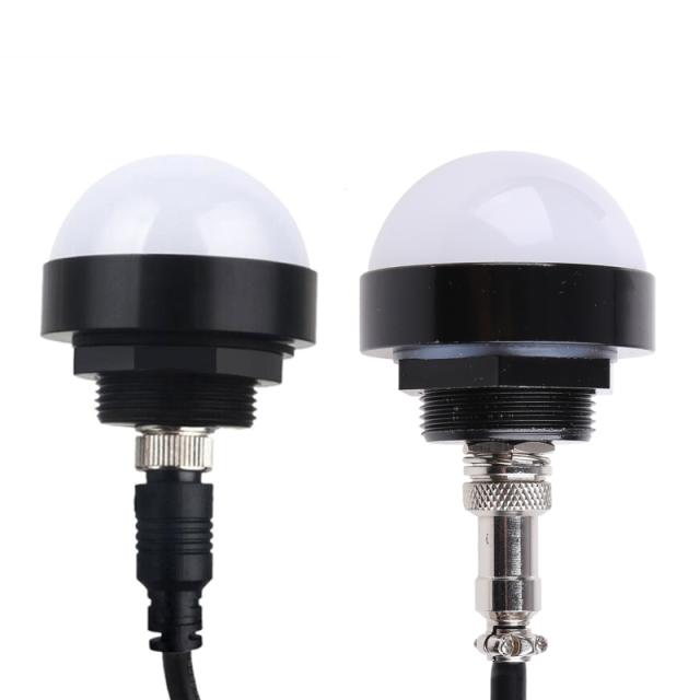 24V 3ワット ミニ LED トリコロールハザード灯 防水 インジケータライト航空ランプ 合金 フラッシュライトキャンピングカーアクセサリーの通販は