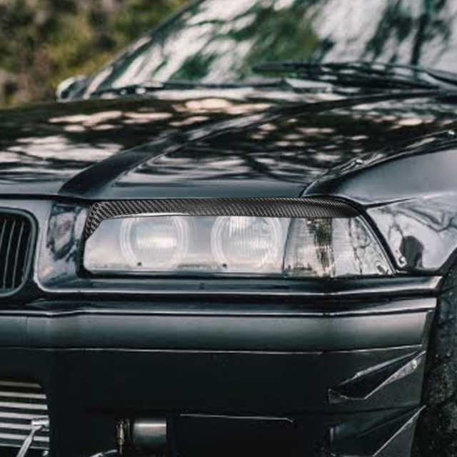 カーボンインテリアモールド右ハンドル用装飾ステッカー BMW E46 1992