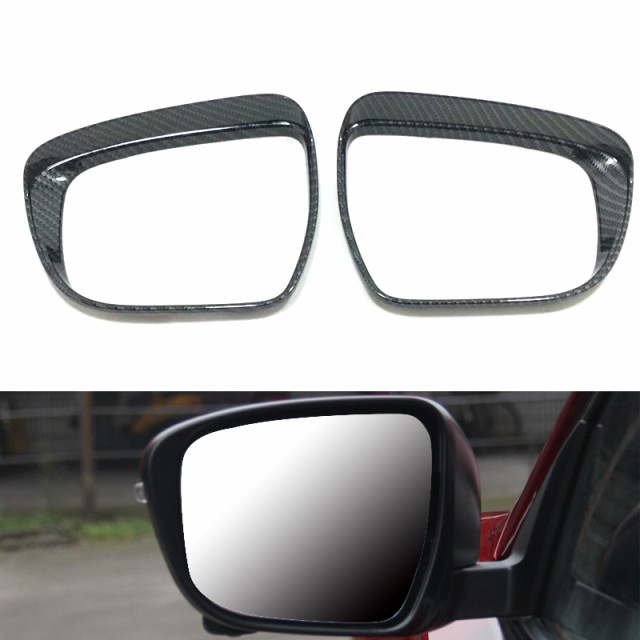 メッキ 日産 キャシュカイ J11 2016 -2019 2020 バックミラーカバー レインアイブロウ トリムカバー カスタムパーツ アクセサリー 部品の通販は