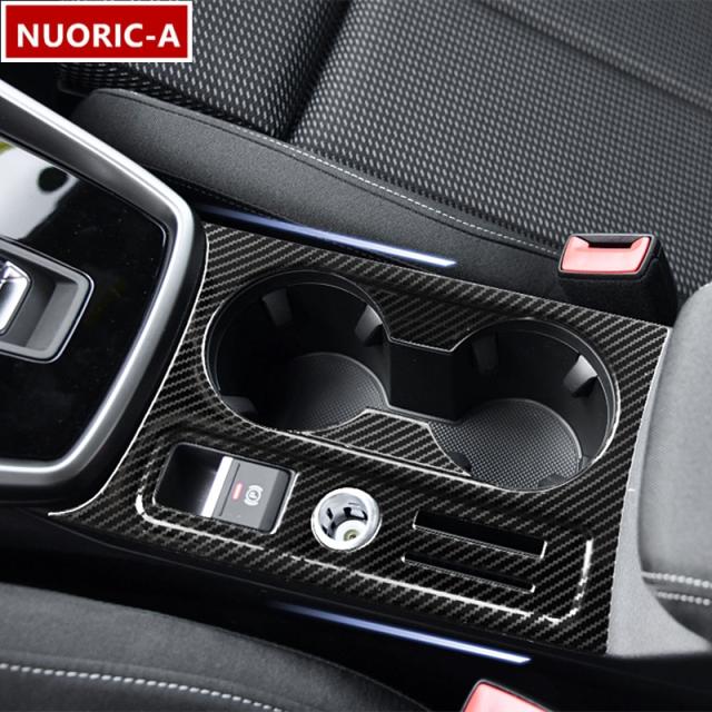 ステンレスセンターコンソール装飾カップホルダーアウディA3 2021 左ハンドル用トリムインテリアアクセサリー 5,046円