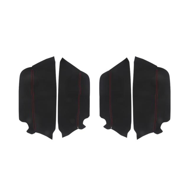 トヨタプラド2010 2011 2012 2013 2014 2015 2016 2017 2018 4個マイクロファイバー革インナードアパネルカバー保護トリム 5,129円