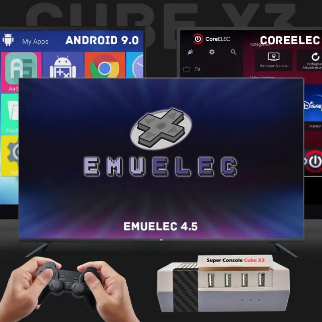 Kinhankスーパーコンソールキューブx3レトロゲームコンソール60000古典的なゲームボックス60エミュレータ付きpsp/ps1/dc/mame/ss 4k hd出力_3