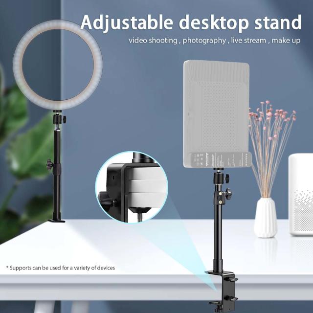 写真撮影用ライトスタンド,電話,ビデオ,リング,ライト,ズーム用ボールヘッドホルダー