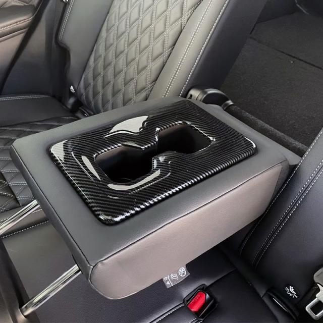 三菱 アウトランダー 2022 2023 2024 ABS 車内リア ウォーターカップホルダー装飾ステッカーカバートリム カスタムパーツ アクセサリー 部品