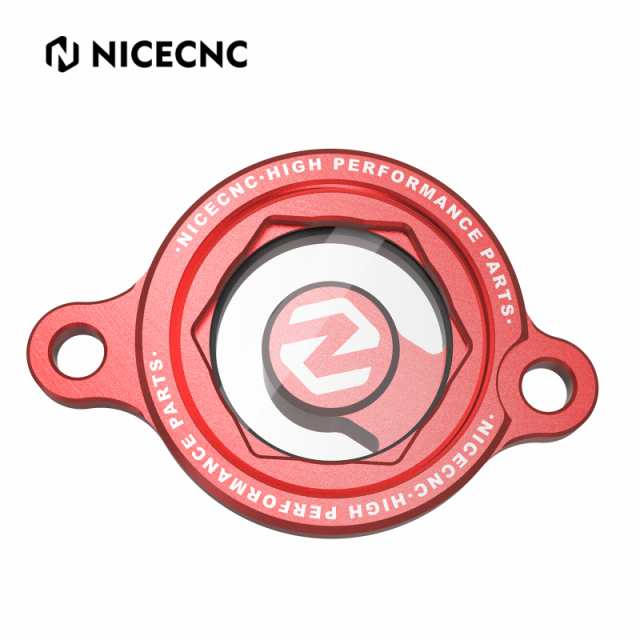 NiceCNC モトクロス エンジン オイル フィルタ― キャップ カバー