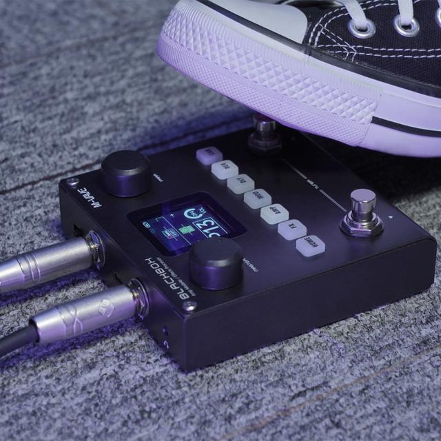 M-VAVE ブラックボックス ギター/ベース AMP モデラー マルチエフェクトプロセッサー 充電式 エレキギター ベース用_1