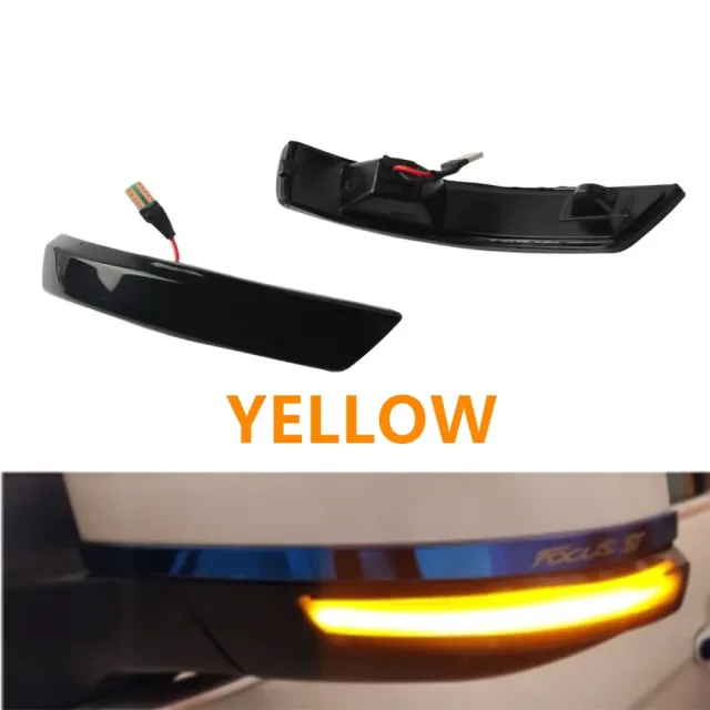 ダイナミック方向指示灯サイド ミラー順次ウィンカー ランプフォードフォーカス mk2 mk3 2008-2016 フォード Mondeo mk4 2