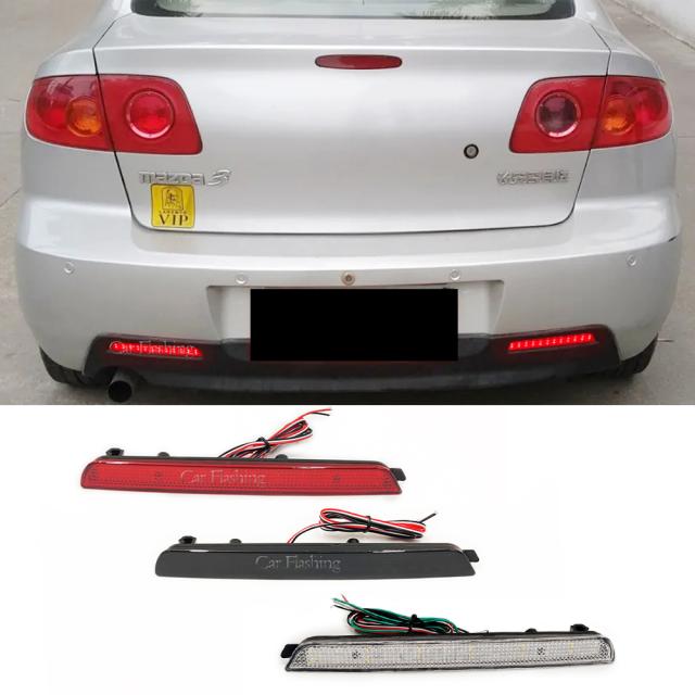 マツダ 3 04-09/マツダ SPEED3 07-09/AXELA BK5P BKEP BK3P マツダ 2 マツダ 6 LED ブレーキ ライト リア バンパー リフレクター テール スの通販は