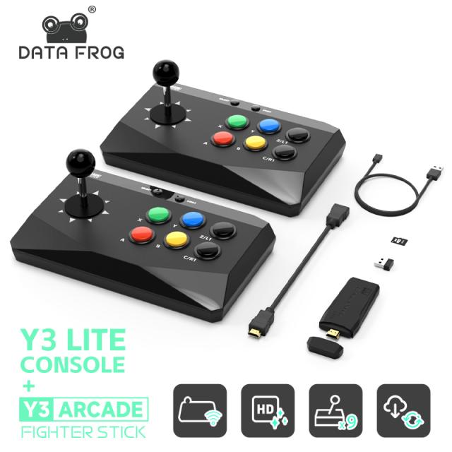 4Kビデオゲーム用のデータコンソール,FROG-Y3の統合ゲーム,ps1,fc,gba,レトロテレビの通販は