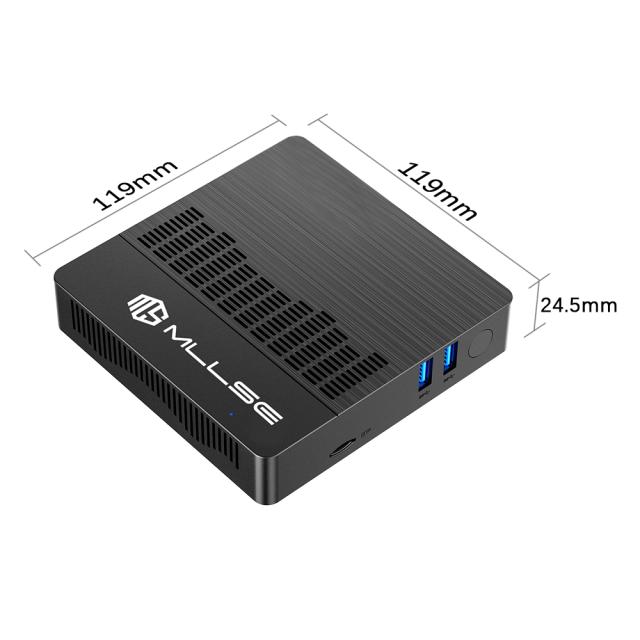 MLLSE ミニ PC M2 Air Intel Gemini Lake N4000 Windows 11 6GB RAM