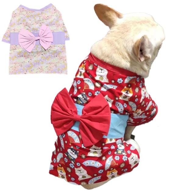 300円クーポン付き】フレンチブルドック服 犬 着物 浴衣 晴れ着 袴