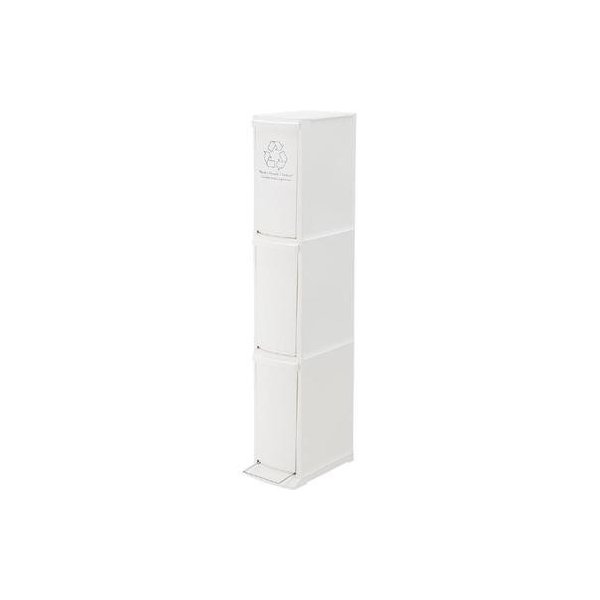 ゴミ箱 ダストボックス ふた付き 30リットル 30L 3D スリム お洒落 台所 リビング くず入れ リモート 書類 オフィス スライド