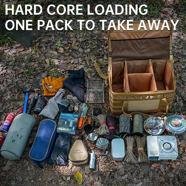 大容量ツール収納ボックス,防水,耐摩耗性,取り外し可能,多機能,ピクニック,調理器具バッグ,屋外,60l 大容量ツール収納ボックス,防水,耐摩耗性,取り外し可能,多機能