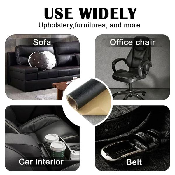 ソファ,家具,テーブル,椅子,衣類,カーシート,靴,バッグ,修理用の黒い粘着性のpuレザーパッチ_4