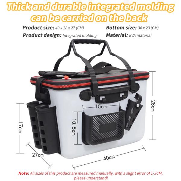 屋外の生きている釣り用ルアー,バケット,釣り用保護バケット,多機能バッグ, 屋外の生きている釣り用ルアー,バケット,釣り用保護バケット,多機能バッグ,