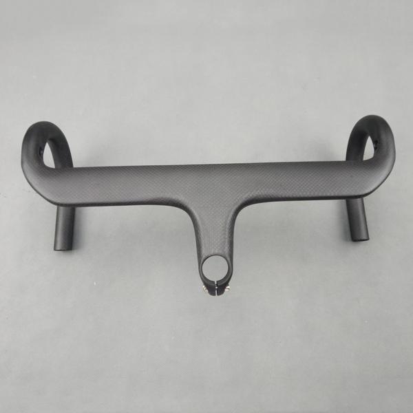 Tmaex-統合された3kカーボンロードバイクハンドルバー,28.6mm,マットブラック,400/420/440