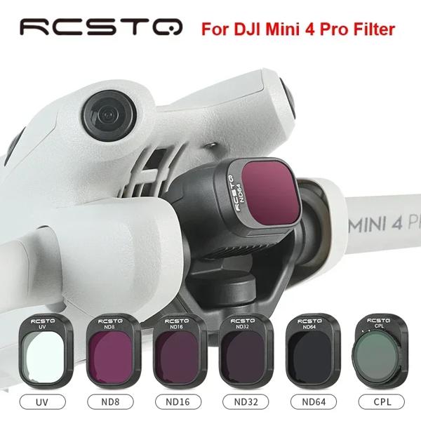 RCSTQ DJI ミニ 4 プロ ND フィルタードローンカメラレンズフィルターセット UV CPL ND8 ND16 ND32 ND64 ND/PL DJI ミニ 4 プロアクセサリー