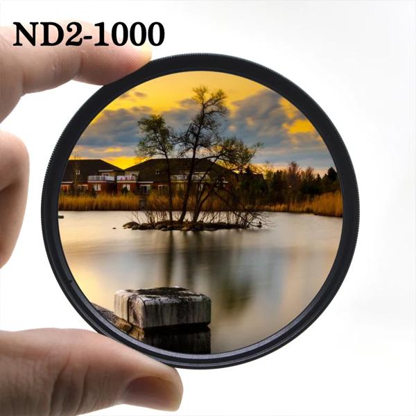 KnightX-ND2からnd1000へのフィルターfader、調整可能なニュートラル密度、変数、52mm、58mm、62mm、67mm、Canon、Nikon、Sonyカメラレンズ