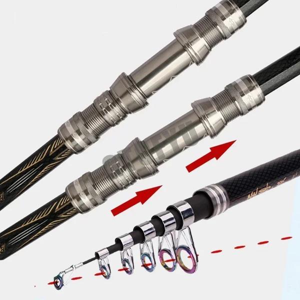 長距離ポータブル釣り竿,2.1m, 2.4m, 2.7m, 3.6m, 3.9m, 4.5m