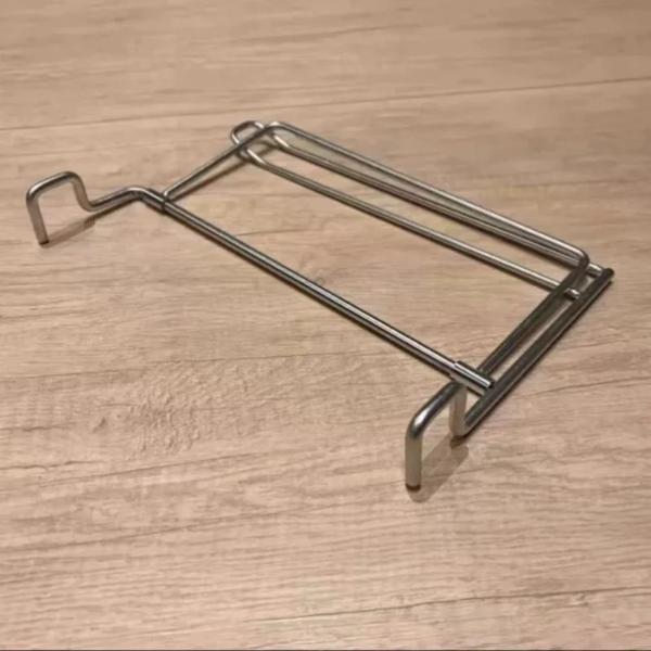 ステンレス製ハンギングラック、タオル収納棚、ティッシュホルダー