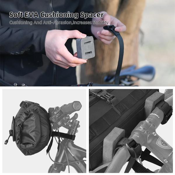 Winowalk-防水自転車ハンドルバーバッグセット 電動自転車用 マウント付きベース 交換可能なインナーバッグ ラゲッジストレージ 12l_4
