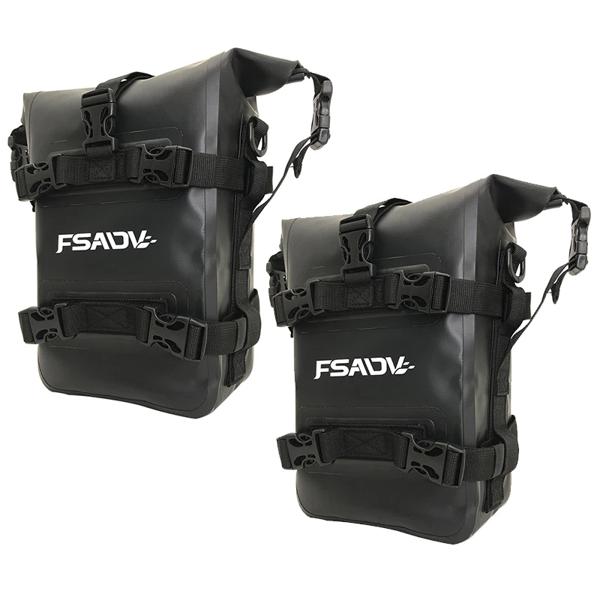 2 個ユニバーサルオートバイフレームクラッシュバー防水バッグ修復ツール配置バッグ BMW R1200GS R1250GS ホンダ用スズキ