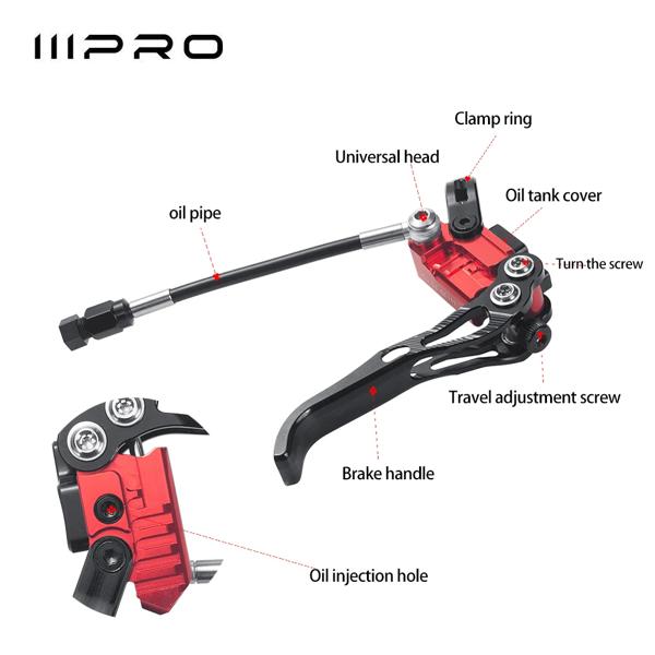 IIIPRO 内部ケーブルルーティング フラットバー ロードバイク 油圧