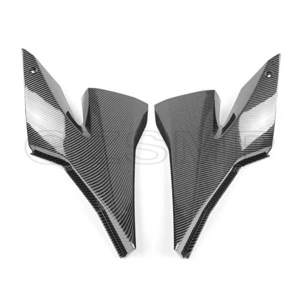 カワサキニンジャZX-10R, 2004, 2005に適したオートバイ用カーボンファイバーパターンの燃料タンクサイドカバーパネル,フェアリングガード