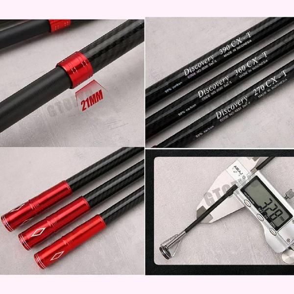 サーフキャスティングまたはスピニング用の伸縮式スピニング