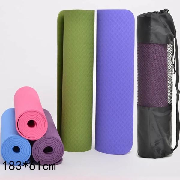 ノンスリップヨガマット エクストラワイドロング TPE ユニセックスフィットネスマット カスタムスポーツマット ダンスカーペット 女性用 ノンスリップヨガマット エクストラワイドロング TPE ユニセックス