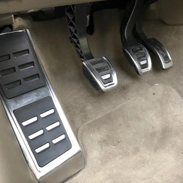 Audi a4 b8 a6 a7 a8 s4 rs4 a5 s5 rs5 8t q5 sq58rステンレス鋼フットレストペダルガス & ブレーキペダル滑り止めパッドカバーm