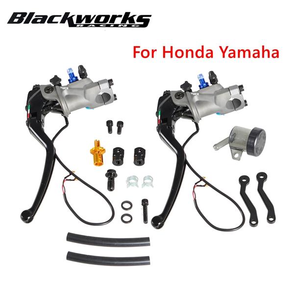 ヤマハ オートバイ 油圧ブレーキ クラッチレバー CNC ハンドル レーシングクロスピット マスターシリンダー 自転車のブレーキクラッチレバー ヤマハに適合する XT225 1995-2007 3D